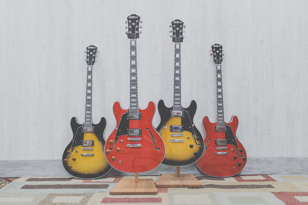 Press Release: CNZ Audio Adds Classic Semi-Hollow Body Guitars to their Lineup