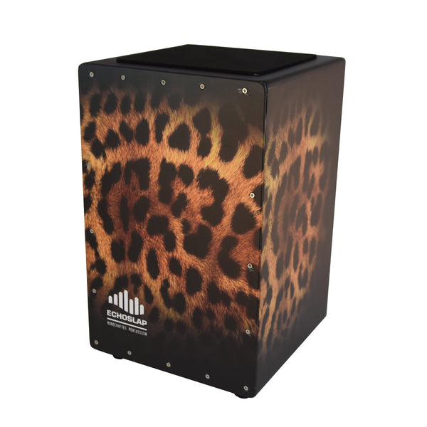 鍵盤楽器 CAJON GFX_Leopard_Cajon_Front_Croppe