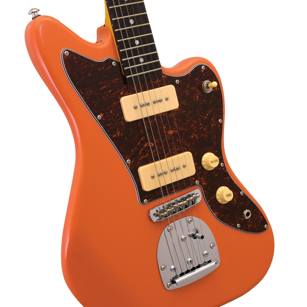 JM-CRL-TRPG | Electric Guitar - Coral w/ Red Tortoise