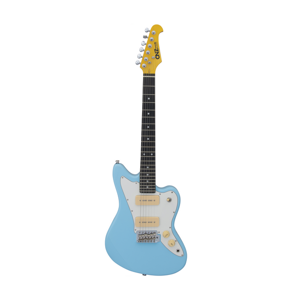 JM-MINI-DB | Electric Guitar - Daphne Blue – CNZ Audio JM-MINI-DB | Electric Guitar - Daphne Blue – CNZ Audio