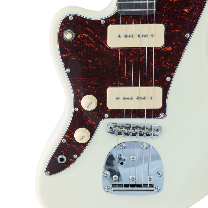 JM-IV-L | Lefty Electric Guitar - Ivory