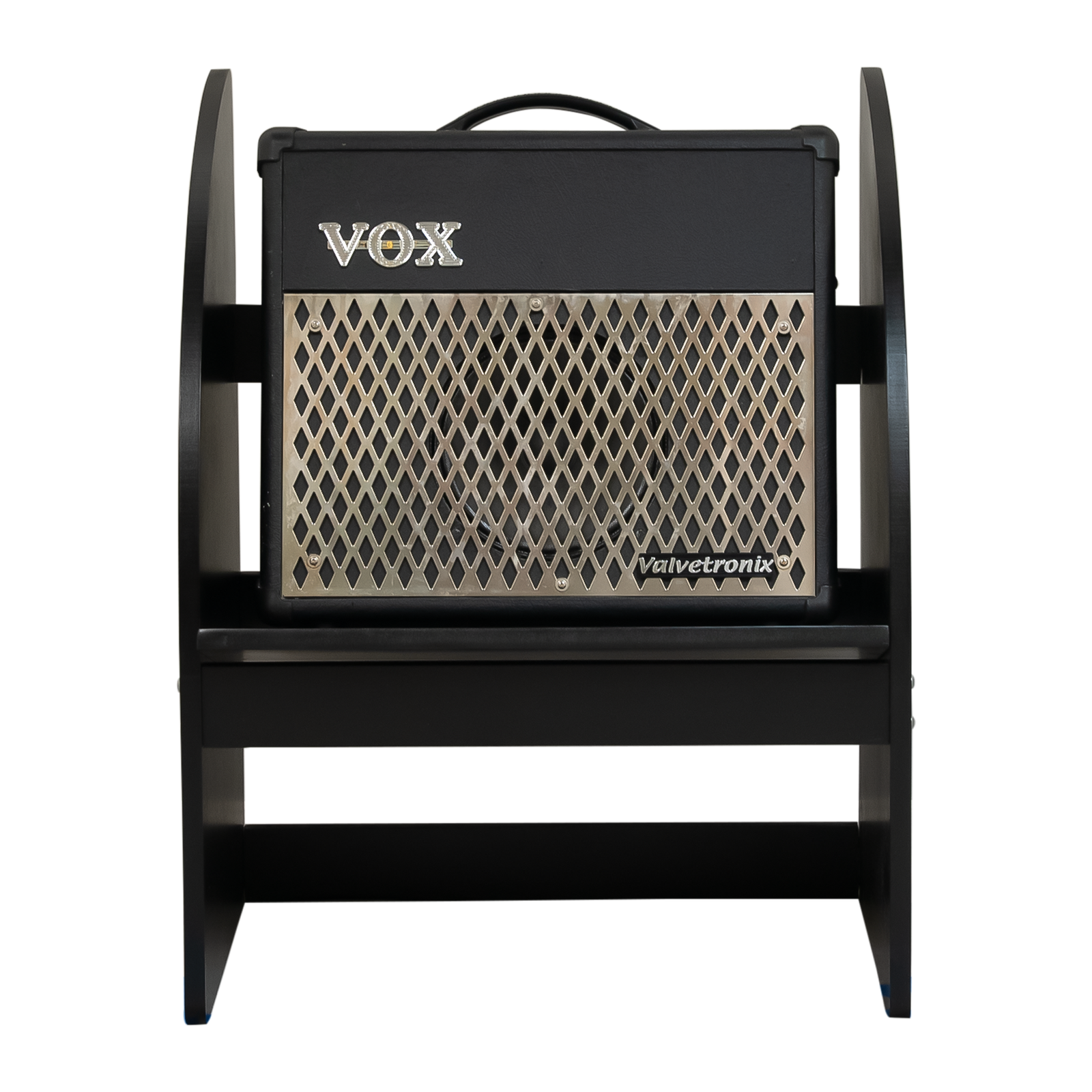 CNZ Audio Wooden Amp Stand - 19 Inch Black | CNZ Audio