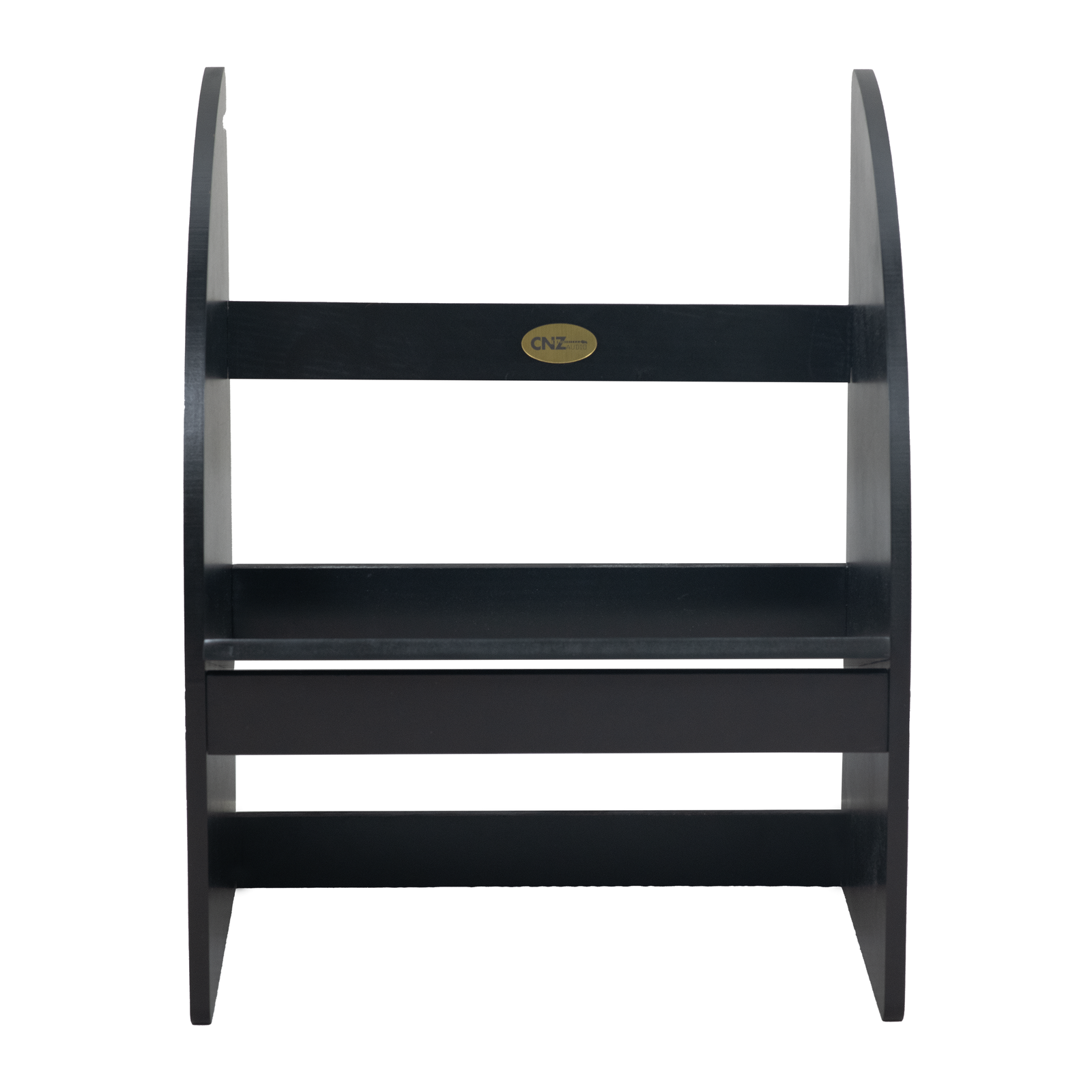 CNZ Audio Wooden Amp Stand - 19 Inch Black | CNZ Audio