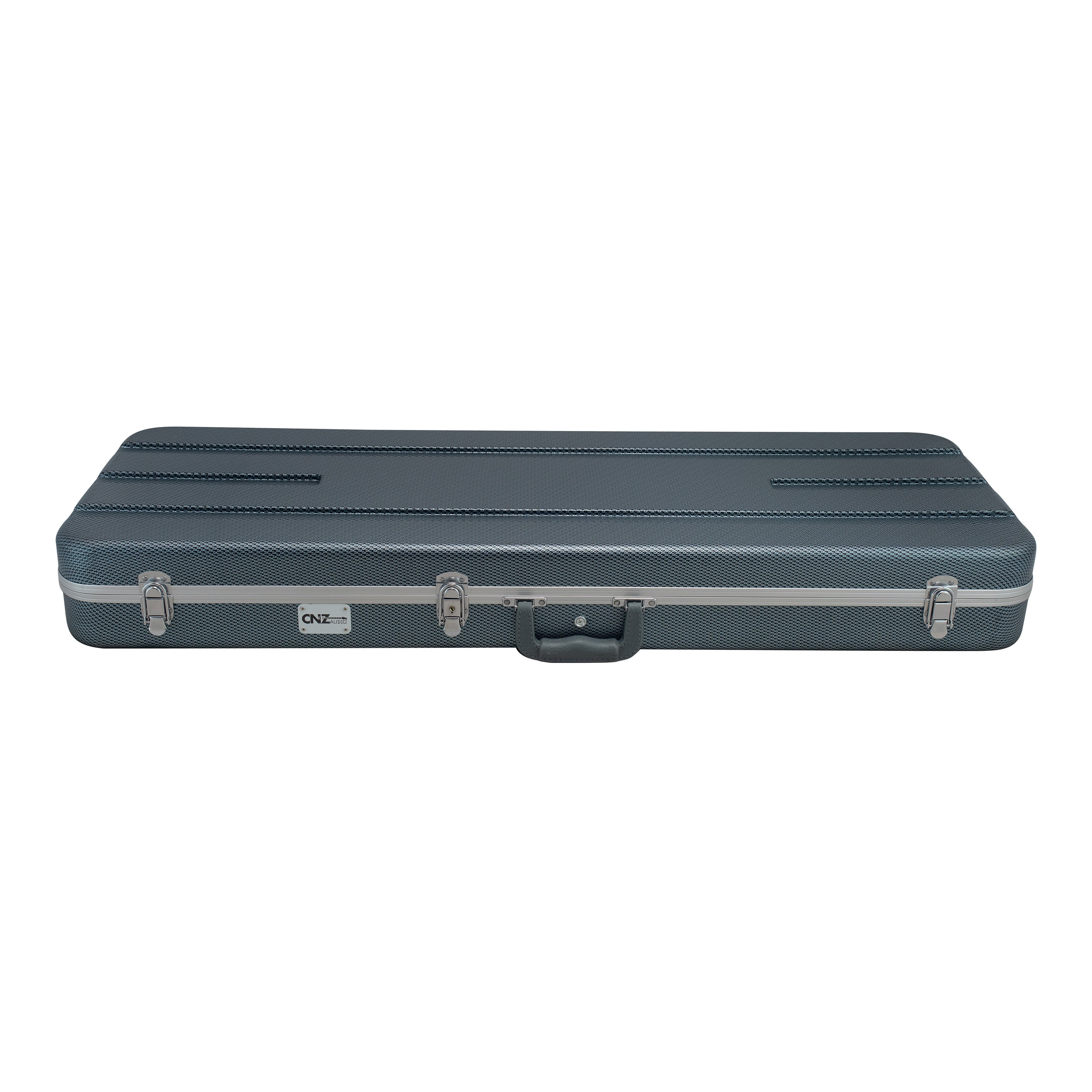 Deluxe ABS Electric Guitar Case - Textured Gray | CNZ Audio