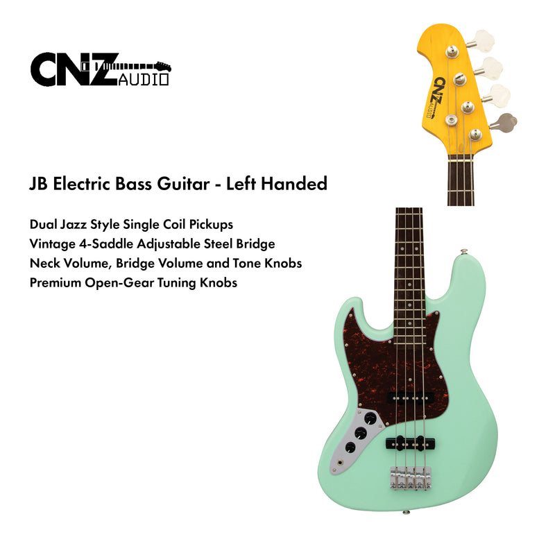 JB-DB-L | Lefty Electric Bass - Daphne Blue