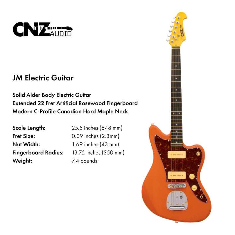 JM-FRD-IVPG | Electric Guitar - Fiesta Red w/Ivory Pickguard