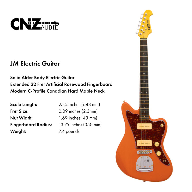 JM40-NG | Electric Guitar - Green | CNZ Audio