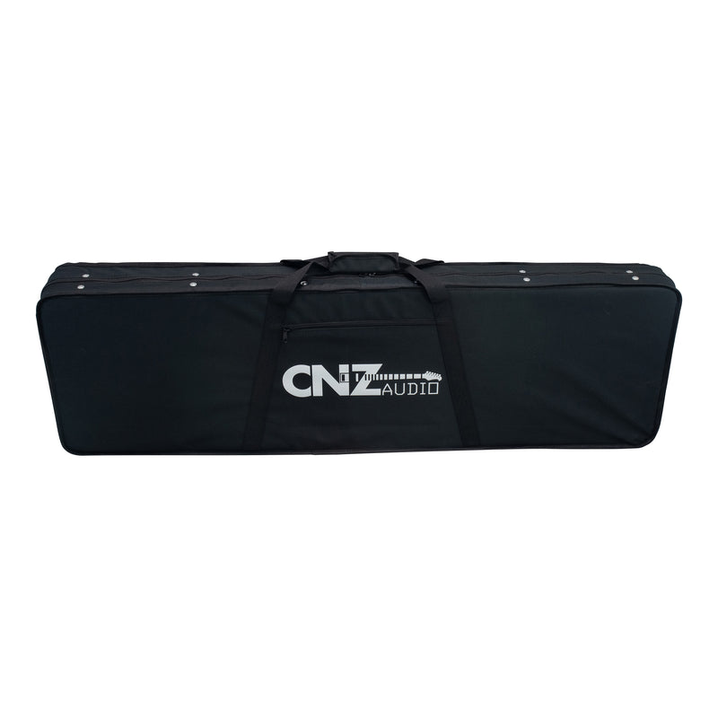 Lightweight Polyfoam Bass Guitar Case - Black | CNZ Audio