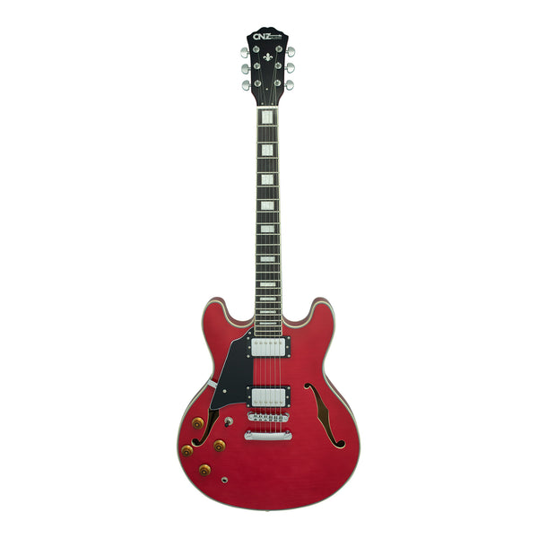 SH35-CR-L | Lefty Semi Hollow Body Electric Guitar - Cherry Red