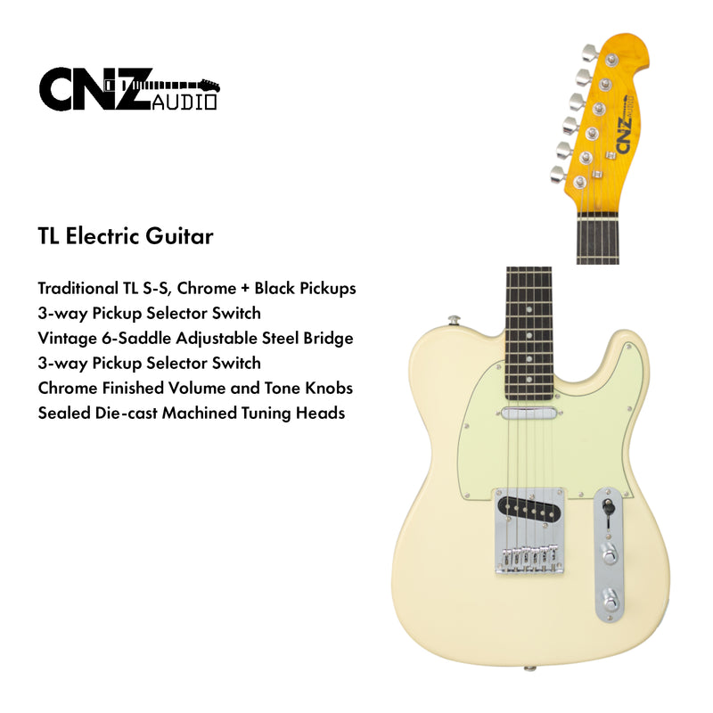 TL-C-SG | Electric Guitar - Surf Green | CNZ Audio