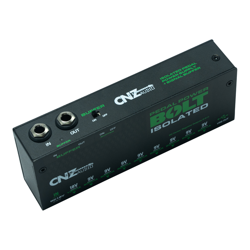 Isolated Pedal Power Supply + Signal Buffer