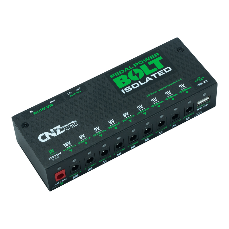 guitar pedal isolated power supply Isolated Pedal Power Supply + Signal Buffer - Pedal Power Bolt