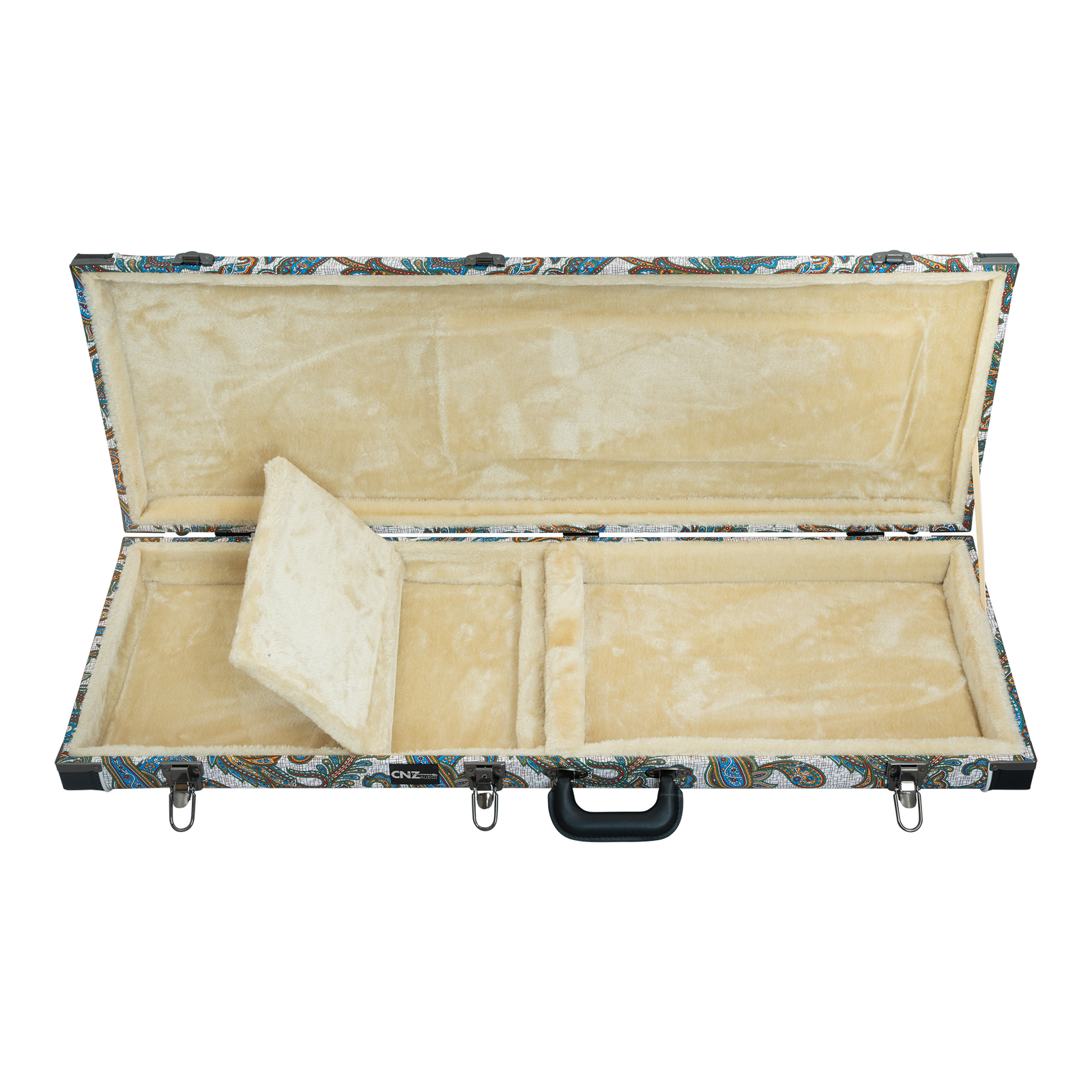 Vintage electric guitar case top