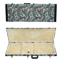 Classic Wood JM Electric Guitar Case - Floral Tan | CNZ Audio Classic Wood JM Electric Guitar Case - Floral Tan | CNZ Audio