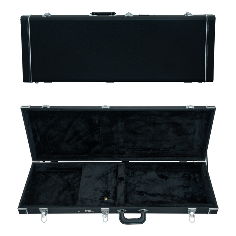 Classic Wood TL/ST Electric Guitar Case - Black