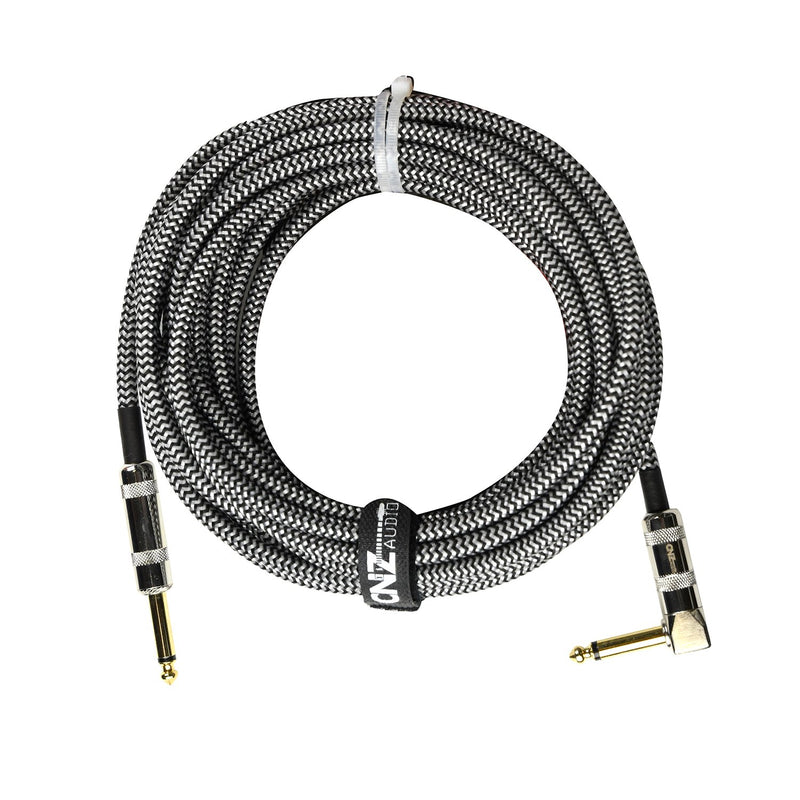 Woven Black White Series | Instrument Cables