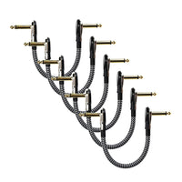 Woven Black White Series | Pancake Patch Cables