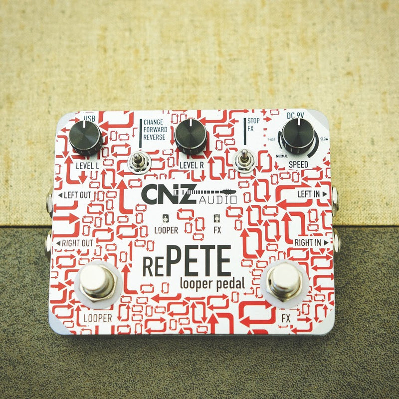 stereo looper pedal GLP-50 | RePete Stereo Looper Pedal