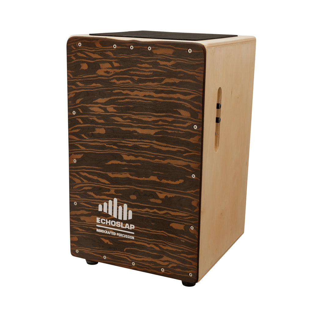 EC401-JB | Solid Electric Cajon - Jungle Brown