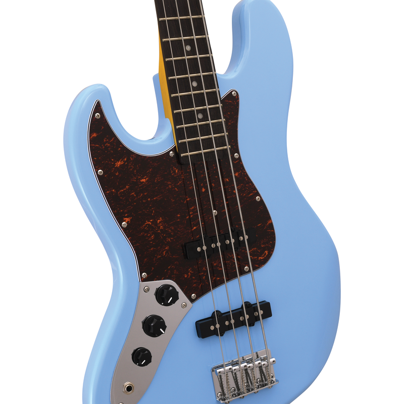 JB-DB-L | Lefty Electric Bass - Daphne Blue – CNZ Audio JB-DB-L | Lefty Electric Bass - Daphne Blue – CNZ Audio