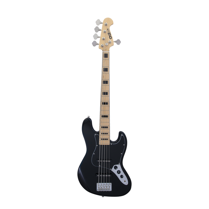 JB-VINT-1975-BK-5 | Five String Electric Bass - Black – CNZ Audio JB-VINT-1975-BK-5 | Five String Electric Bass - Black – CNZ Audio