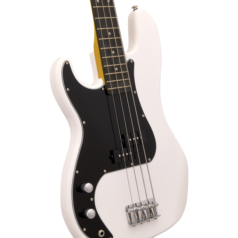 PB-WH-L | Lefty Electric Bass - White