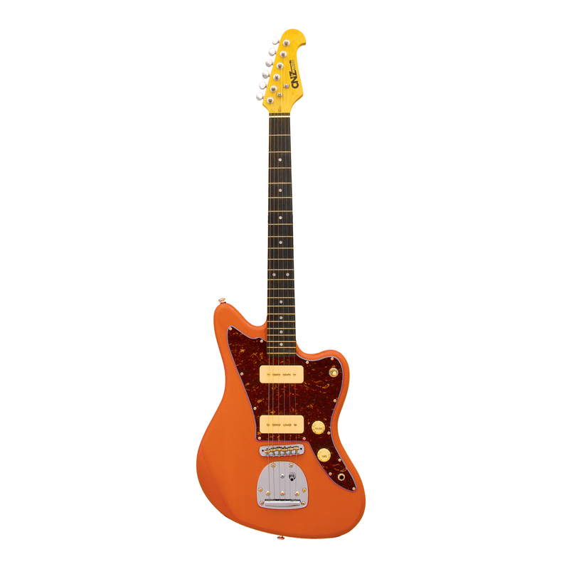 JM-CRL-TRPG | JM Electric Guitar - Coral - Tortoise Pickguard JM-CRL-TRPG | JM Electric Guitar - Coral - Tortoise Pickguard