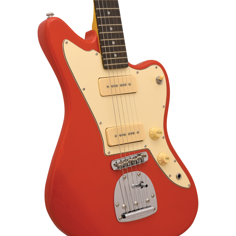 JM-FRD-IVPG | Electric Guitar - Fiesta Red w/Ivory Pickguard