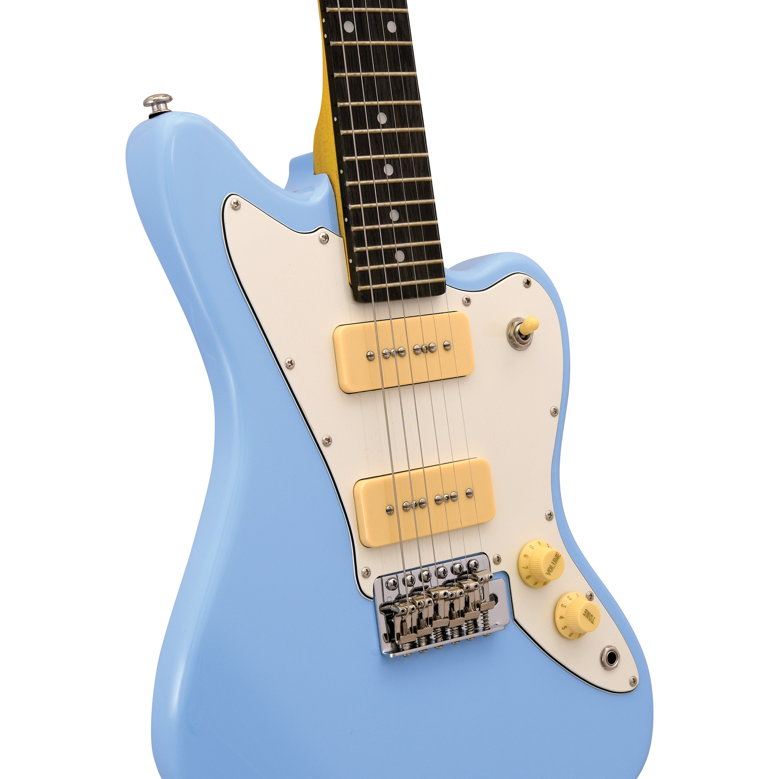 JM-MINI-DB | Electric Guitar - Daphne Blue – CNZ Audio JM-MINI-DB | Electric Guitar - Daphne Blue – CNZ Audio
