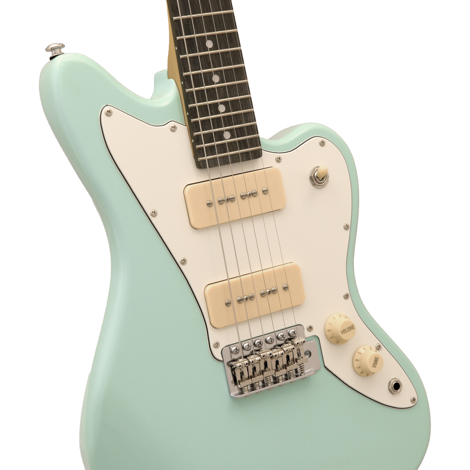 JM-MINI-SG | Electric Guitar - Surf Green – CNZ Audio JM-MINI-SG | Electric Guitar - Surf Green – CNZ Audio