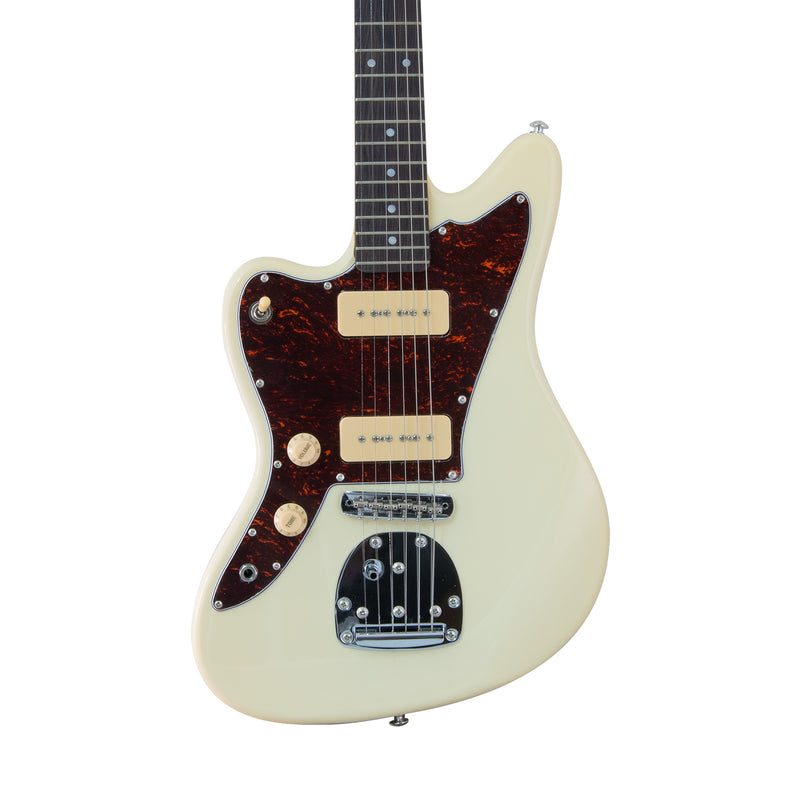 JM-IV-L | Lefty Electric Guitar - Ivory