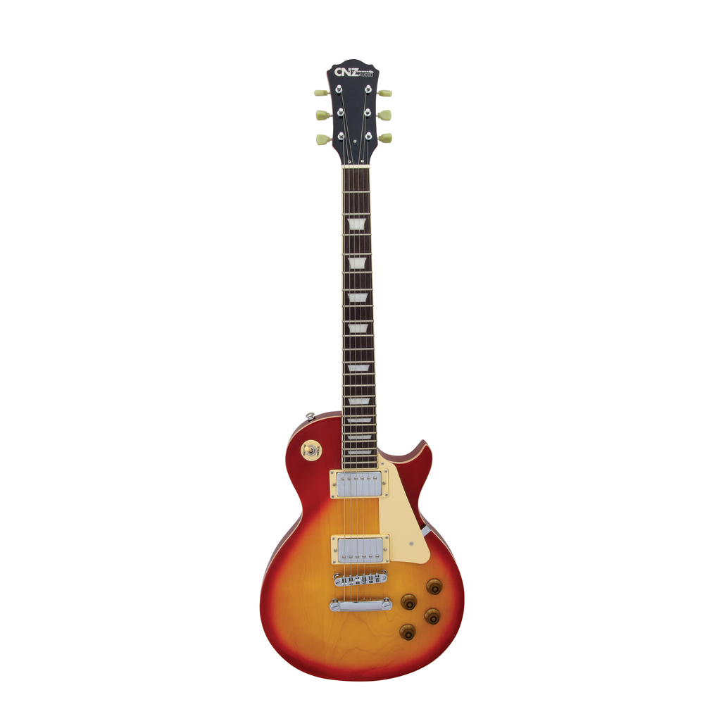 LP-CS | LP Electric Guitar - Cherry Sunburst – CNZ Audio LP-CS | LP Electric Guitar - Cherry Sunburst – CNZ Audio