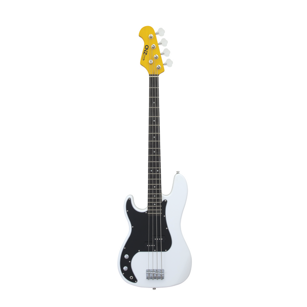 PB-WH-L | Lefty Electric Bass - White – CNZ Audio