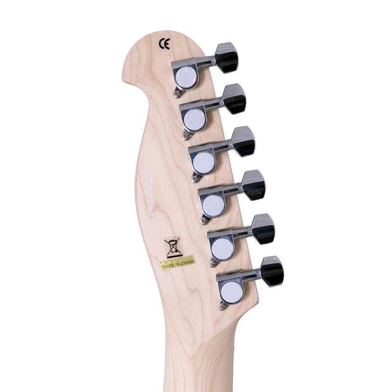Rear of the Head of a TL natural guitar